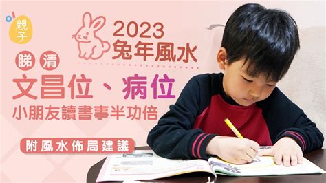 2023正東|2023兔年風水｜睇清文昌位、病位 讀書事半功倍 附風 